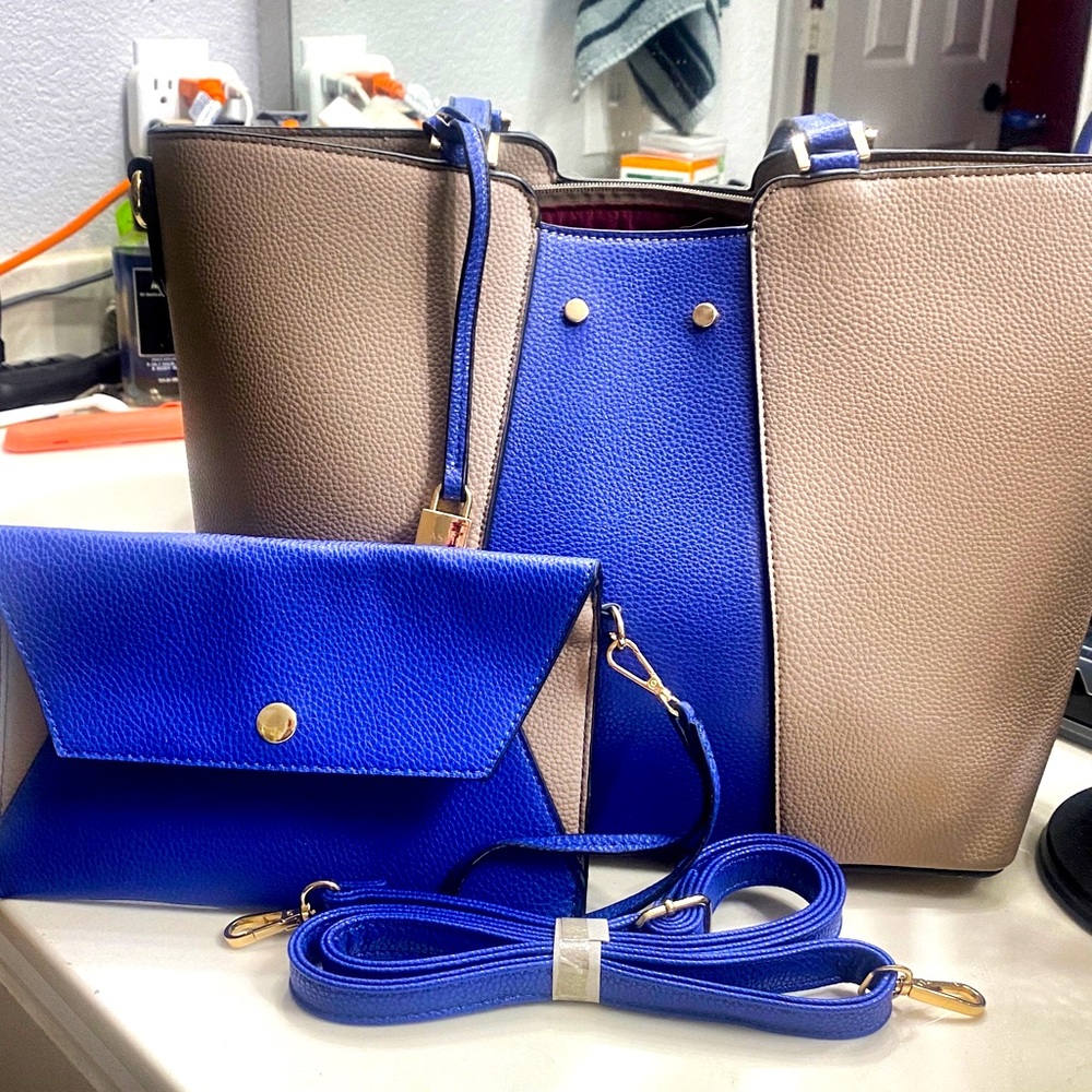 >>BRAND NEW<< Dasein color block handbag!